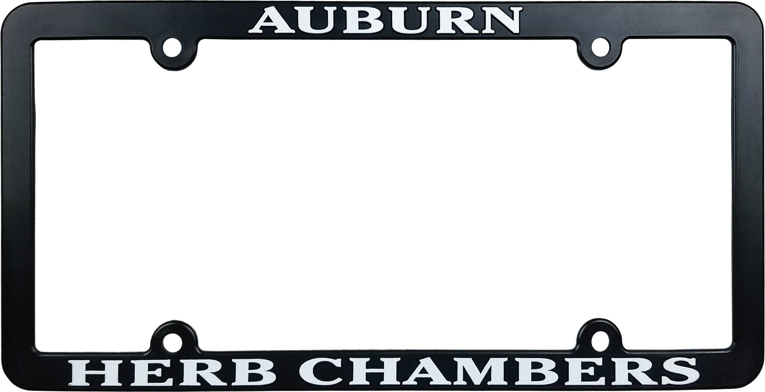 Raised Plastic License Plate Frames