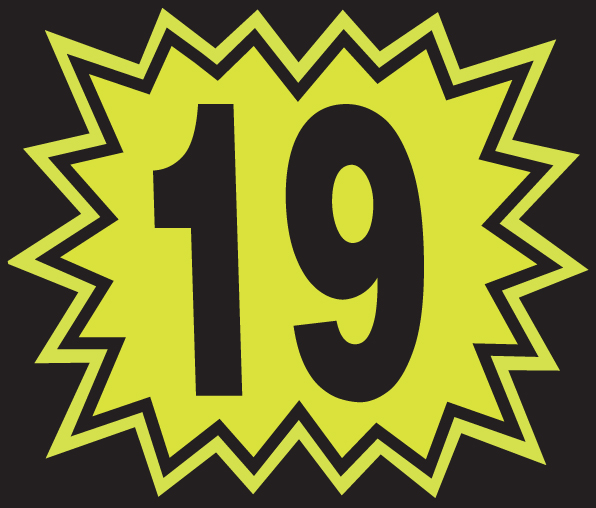 Explosion Year Model Signs Chartreuse