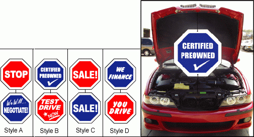 Under The Hood Twisting Signs