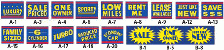 Reusable Static Cling Signs