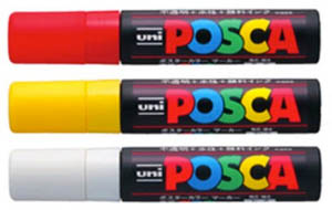 UNI Posca Base Jumbo Markers (5/8in. Tip)