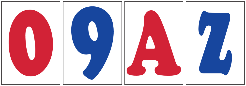 Underhood Signs Alpha and Numeric