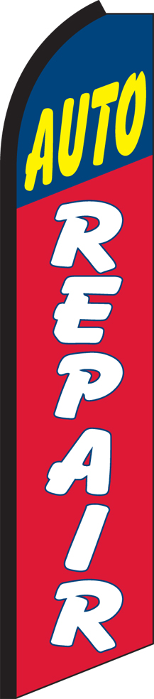 Auto Repair Swooper Flag