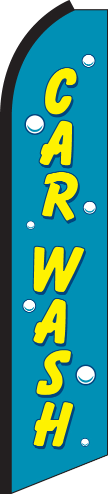 Car Wash Swooper Flag