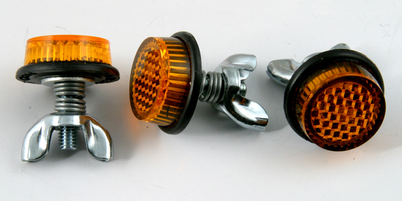 License Plate Fastener Safety Reflectors(150)