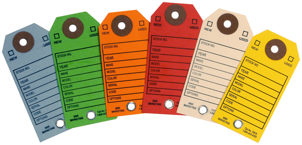 Stock Key Tags (Box of 250)