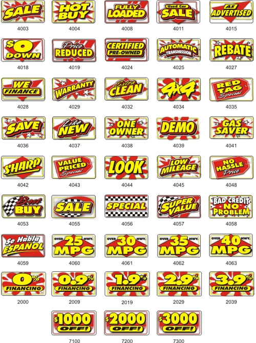 13.5 in. x 24 in. Reusable Car Splash Decals