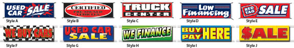 Deluxe 3ft. X 10ft. Vinyl Display Banners