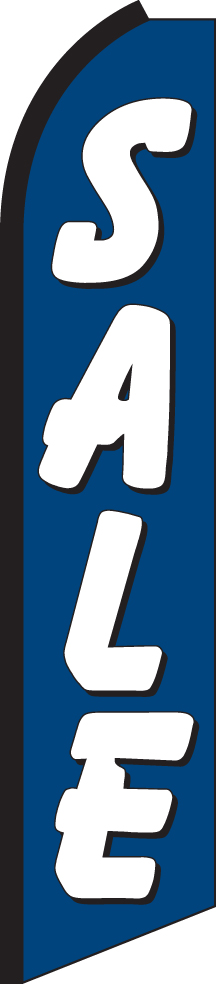 Sale Blue Swooper Flag