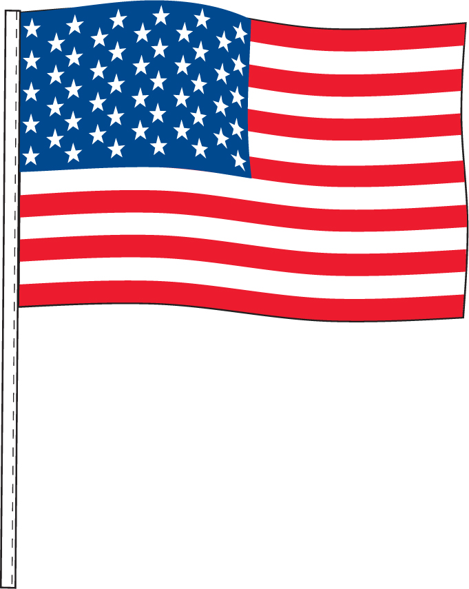 USA Antenna Pennants (Polyethylene)(Sold by the Dozen)