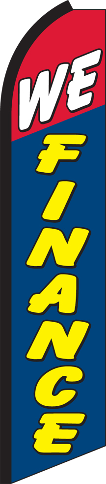 We Finance Swooper Flag